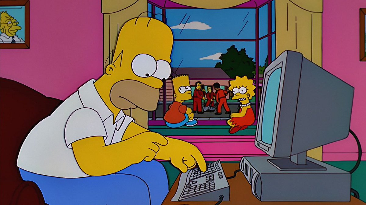 homero simpson programador mundo loco